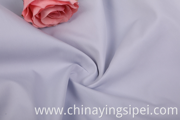 High quality plain polyester woven cotton fabrics 